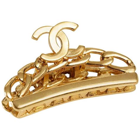 chanel clip|Chanel hair clip vintage.